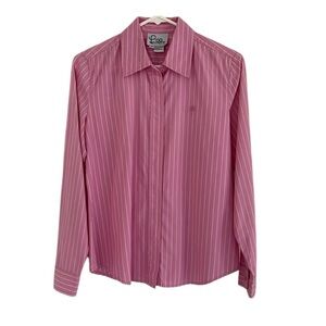 Lilly Pulitzer Long Sleeve Striped Button Down Shirt Size 4